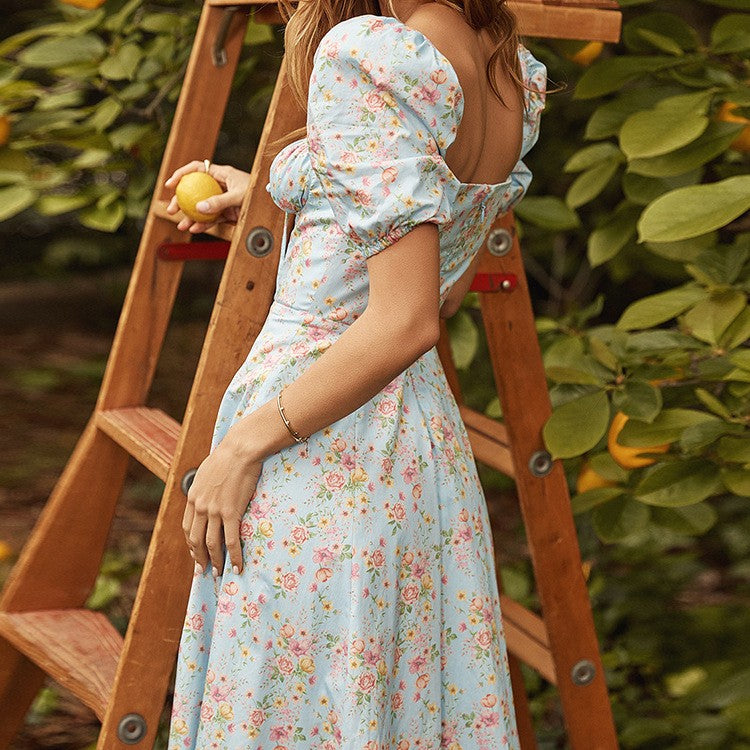 Anouk Ulverston Puff Sleeve Midi Dress