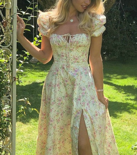 Anouk Ulverston Puff Sleeve Midi Dress