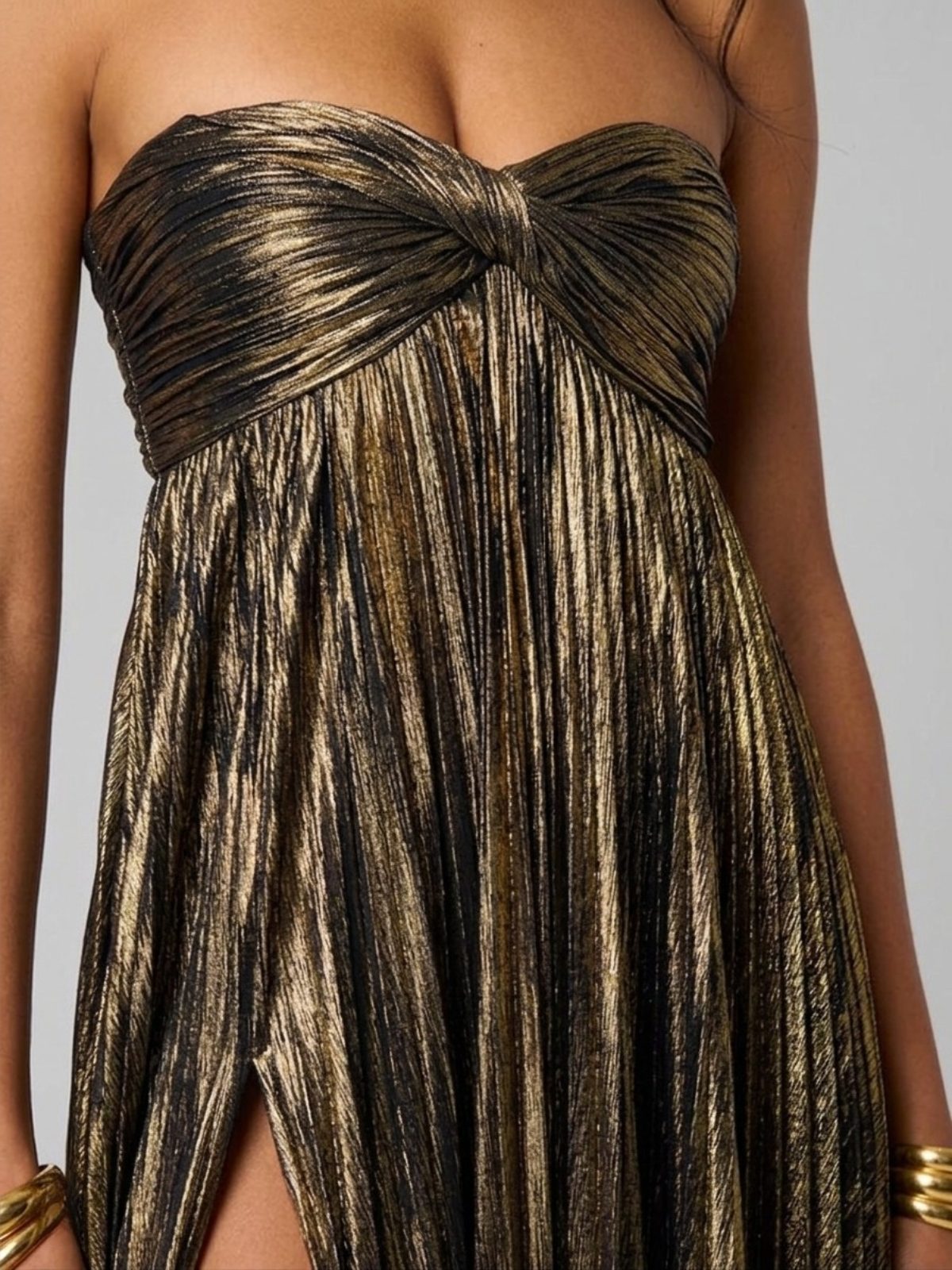 Celeste Vexley Strapless Maxi Dress