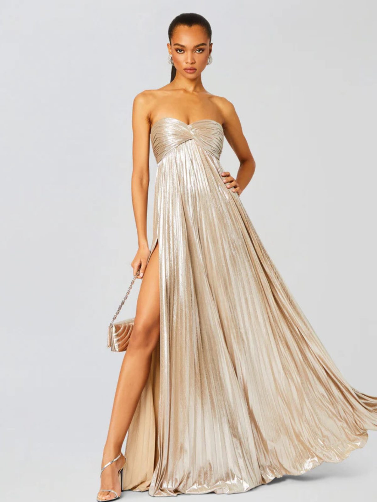 Celeste Vexley Strapless Maxi Dress