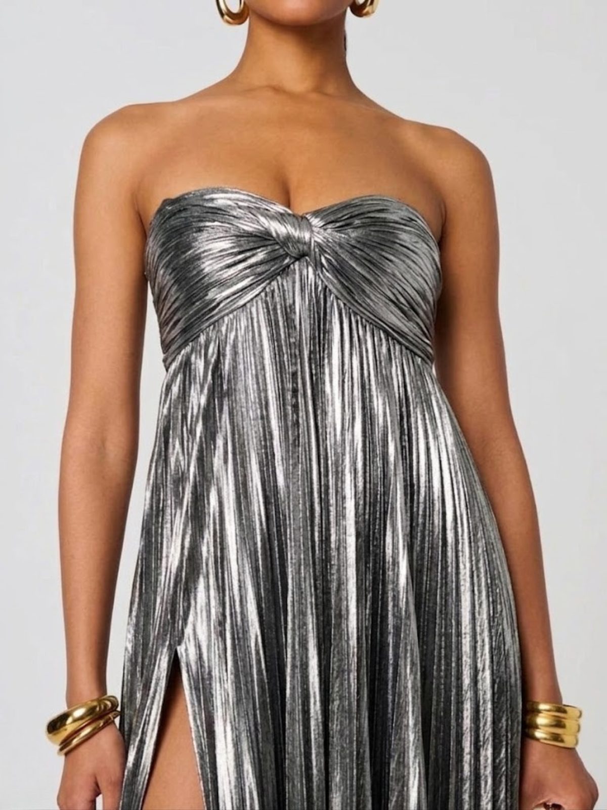 Celeste Vexley Strapless Maxi Dress