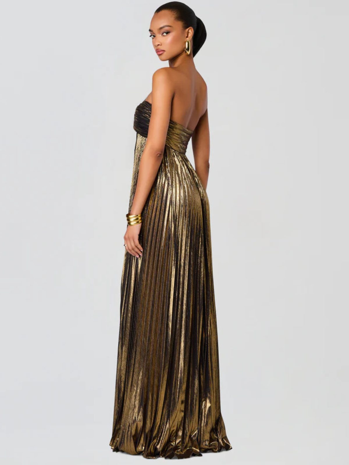 Celeste Vexley Strapless Maxi Dress