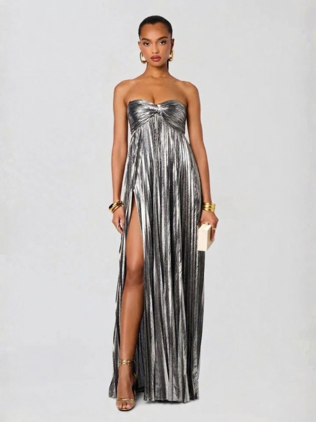 Celeste Vexley Strapless Maxi Dress