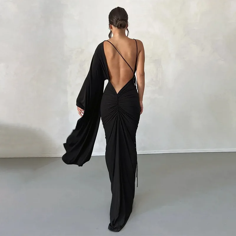 Amandine Grimsdale Backless Midi Dress