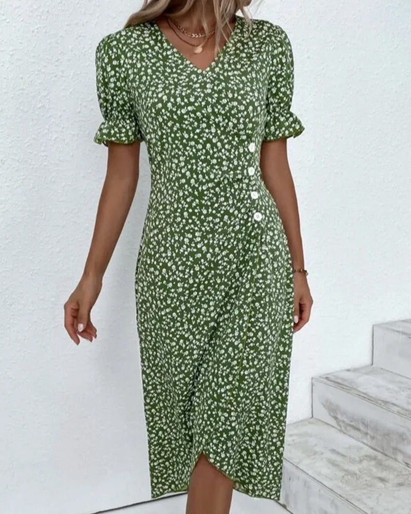 Amandine Harrowgate Floral Midi Dress