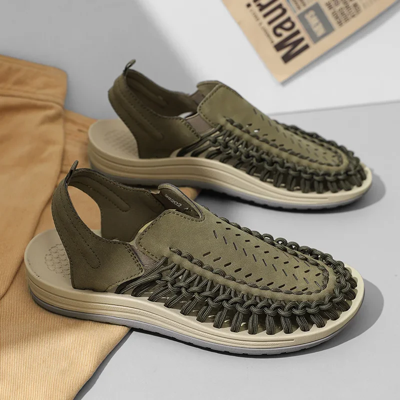 Horace Ironside Woven Sandals