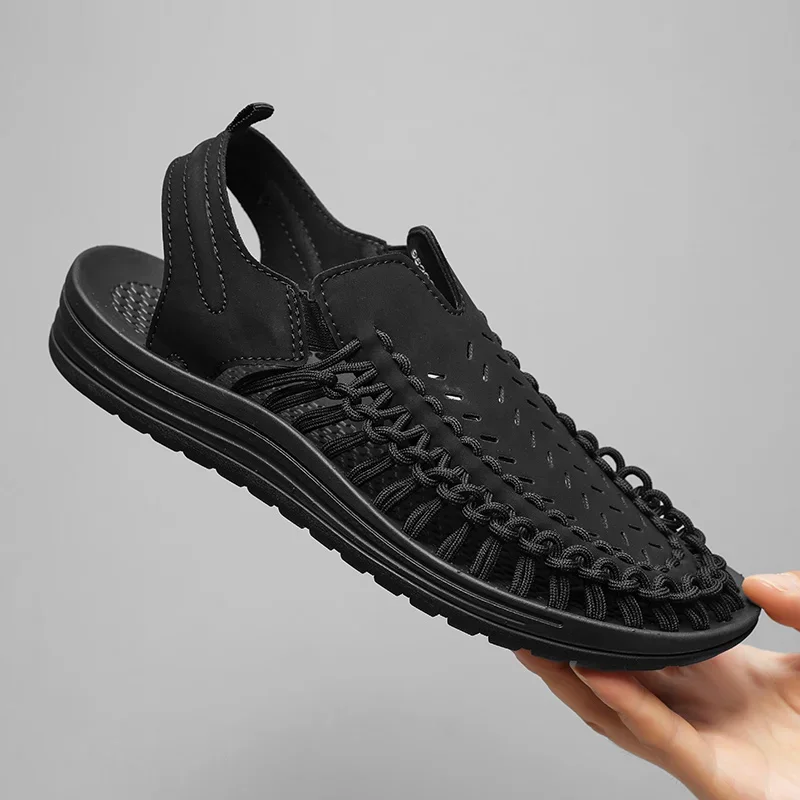 Horace Ironside Woven Sandals