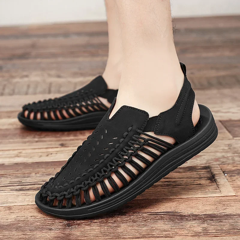 Horace Ironside Woven Sandals