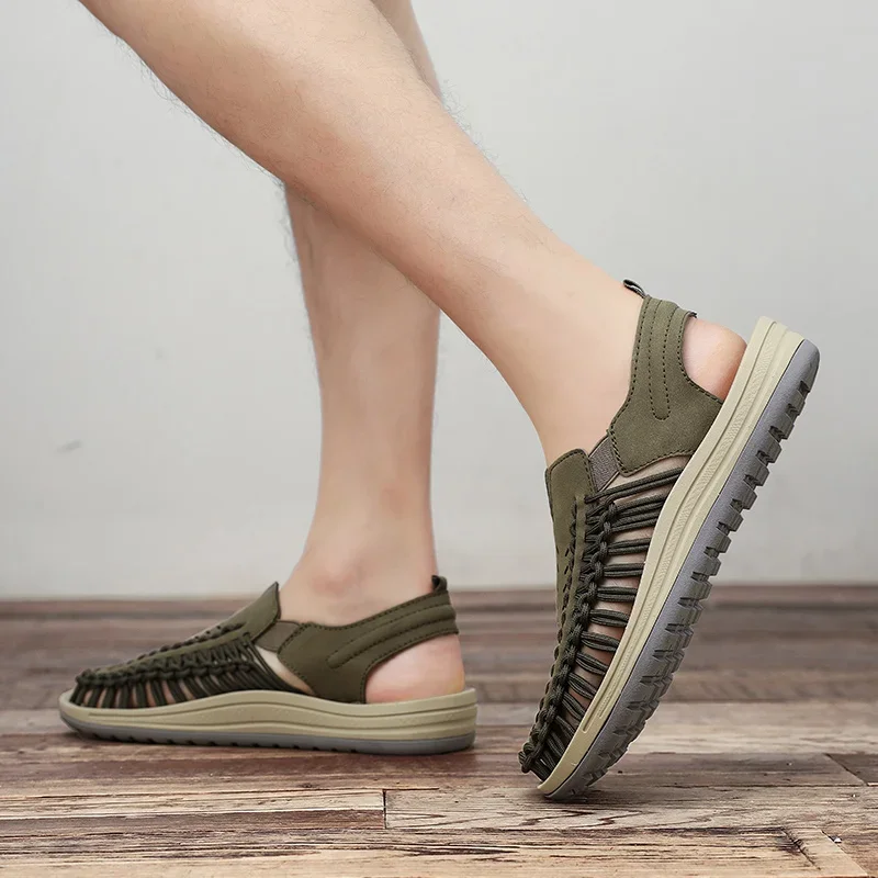 Horace Ironside Woven Sandals