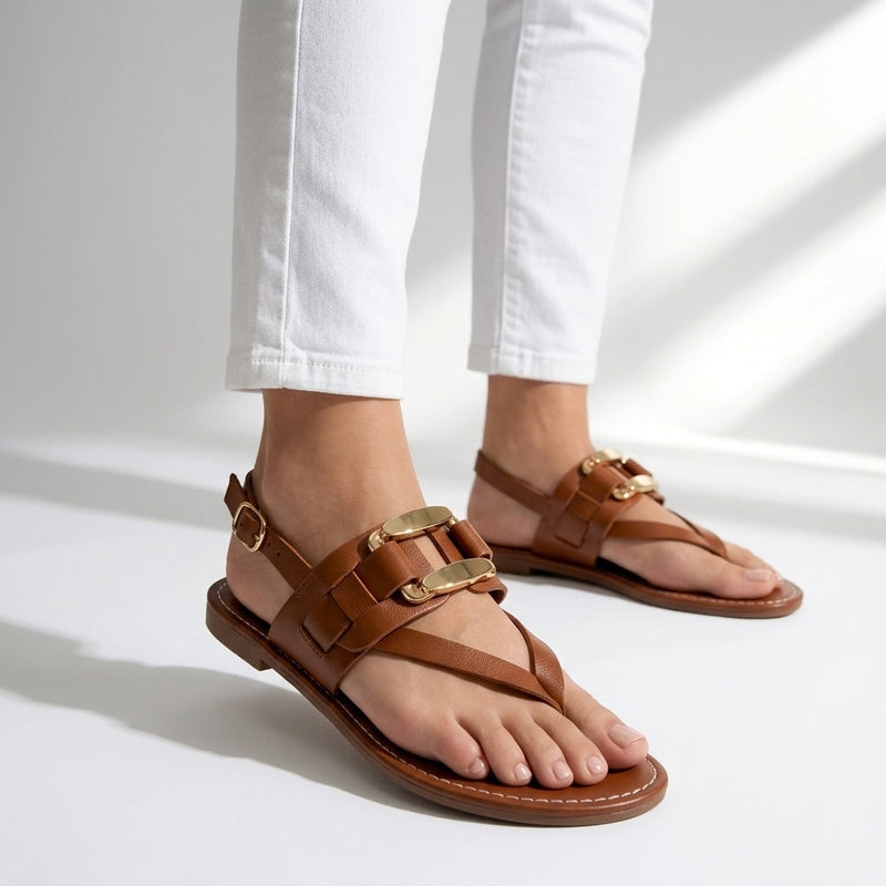 Constance Corvine Woven Sandals