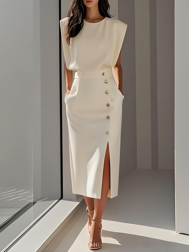 Clemence Varley Summer Midi Dress