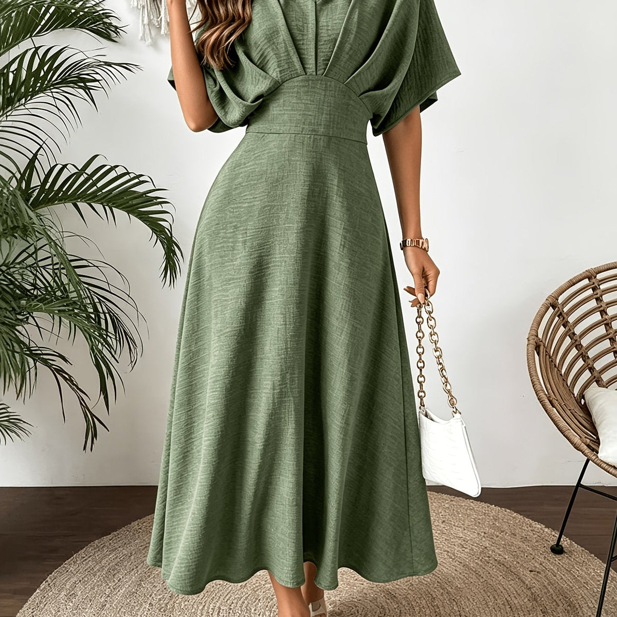Rosalind Ockford Tiered Midi Dress