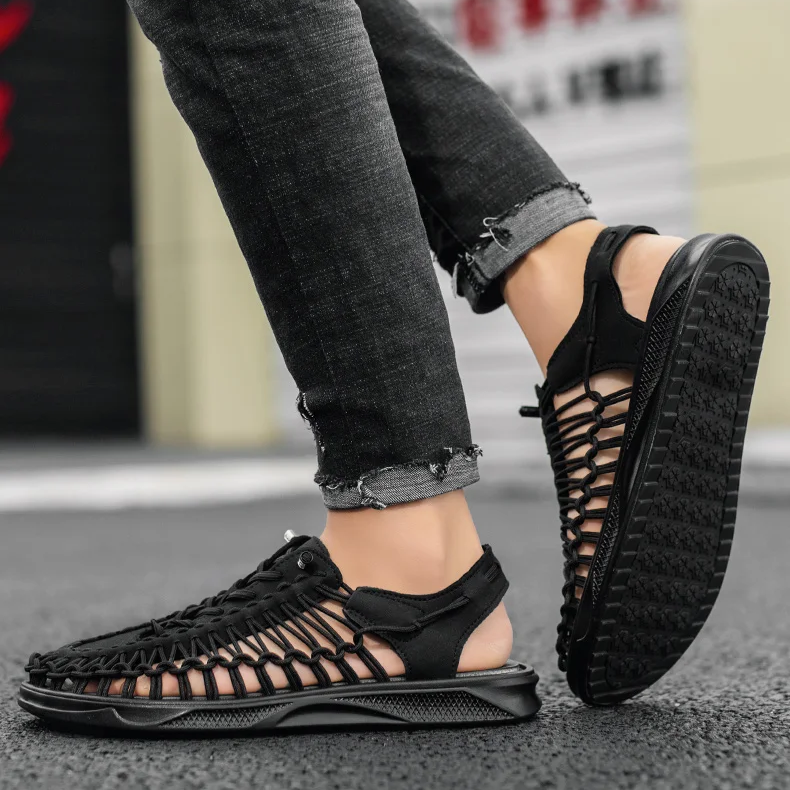 Horace Mortimer Woven Sandals