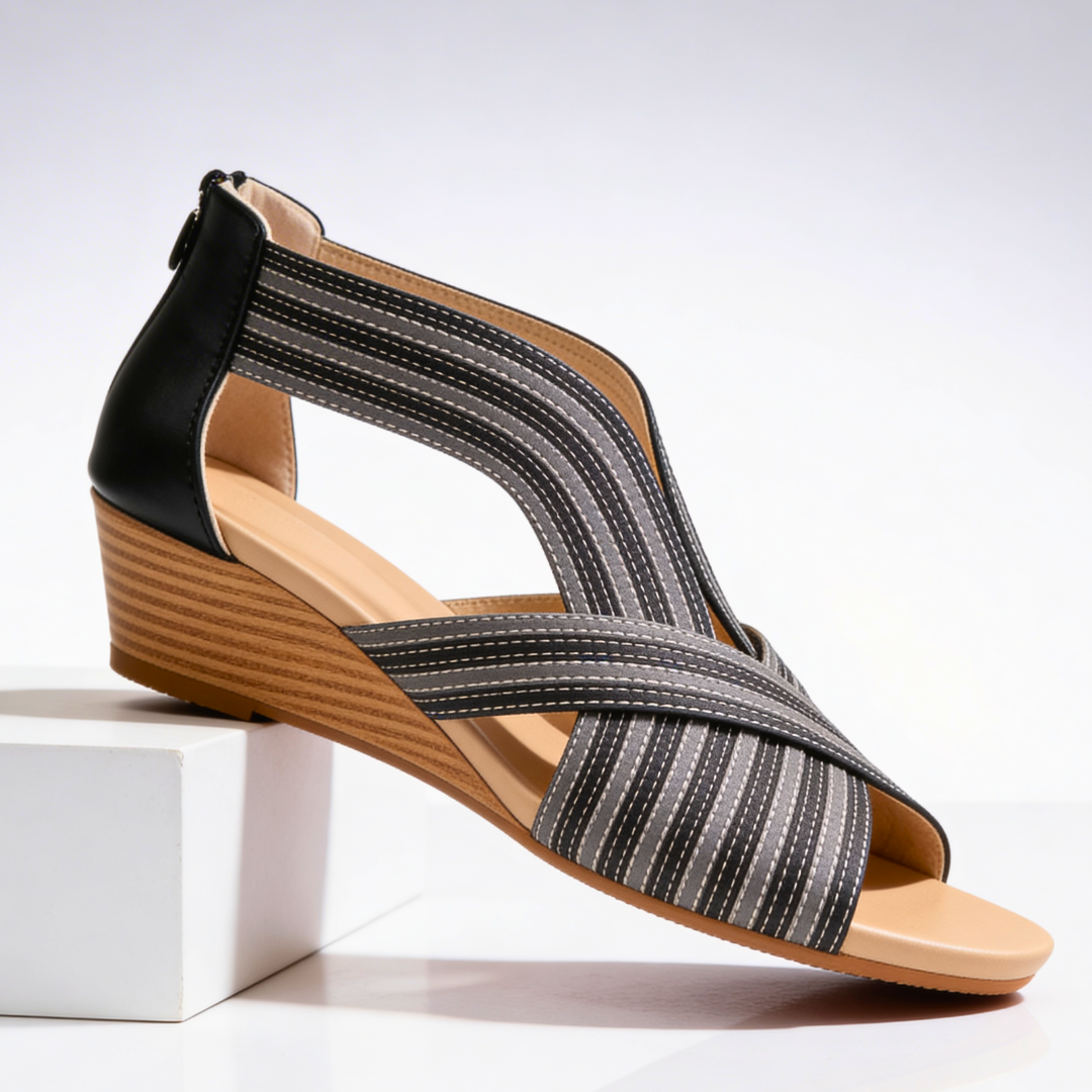 Arabella Duncastle Wedge Sandals