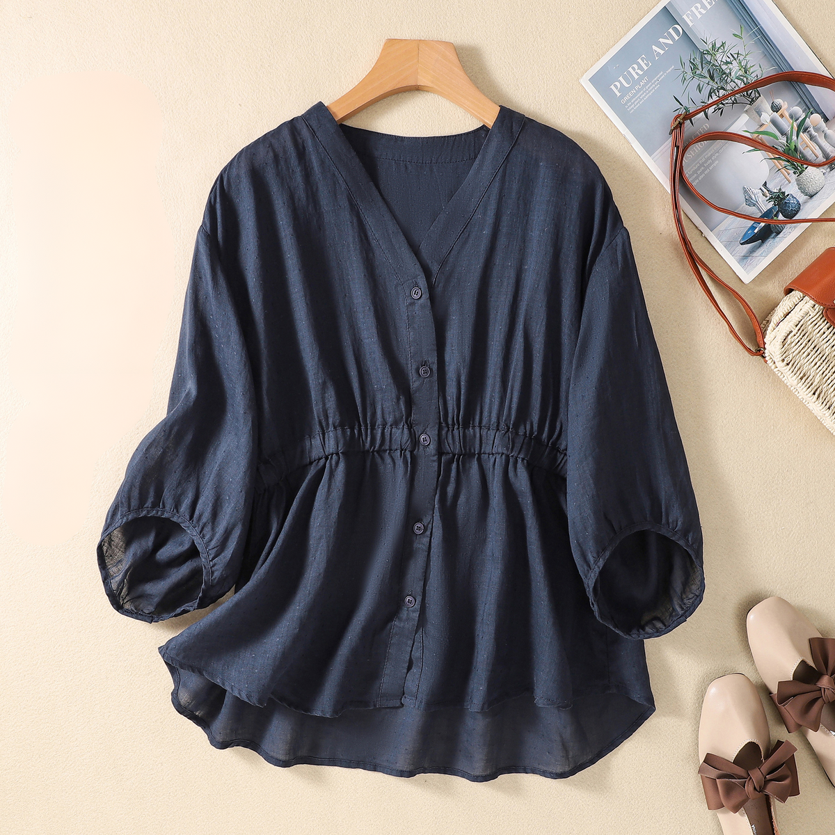 Henrietta Elmsworth Puff Sleeve Blouse