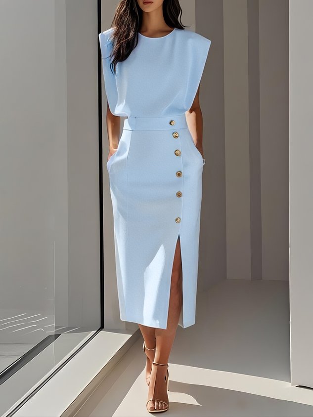 Clemence Varley Summer Midi Dress