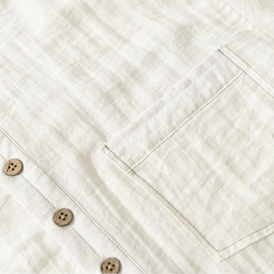 Casimir Silverstone Open Collar Shirt
