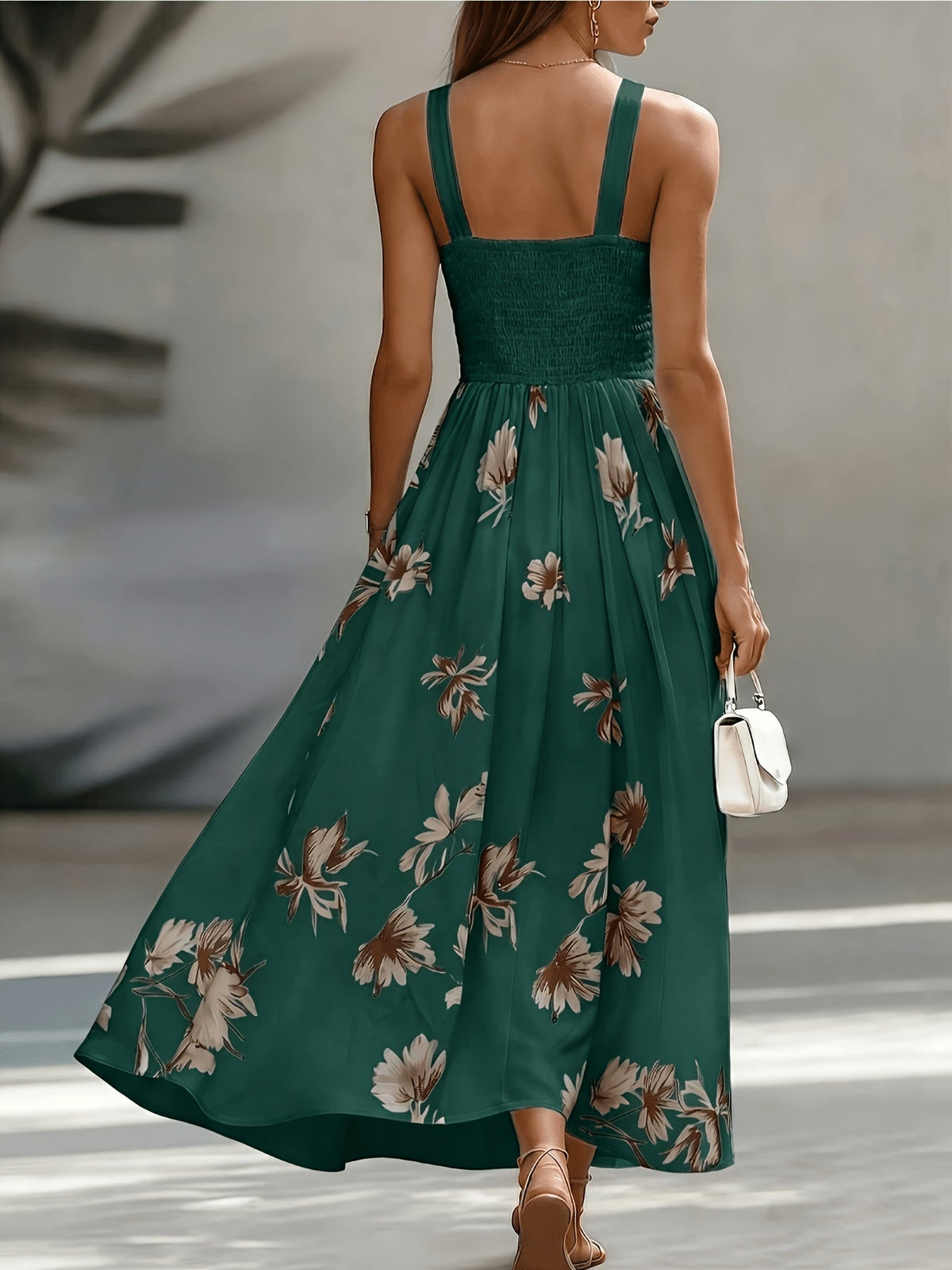 Marguerite Lyneham V Neck Midi Dress
