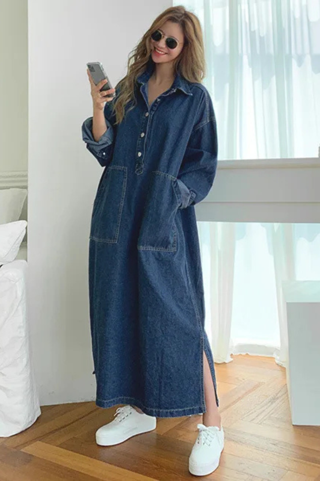 Marceline Eastleigh Long Sleeve Maxi Dress
