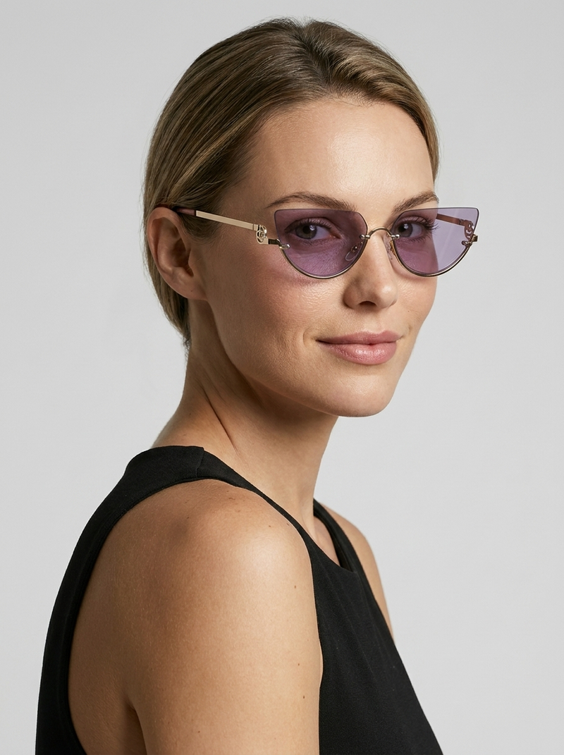 Nathalie Mortimer Cat Eye Sunglasses