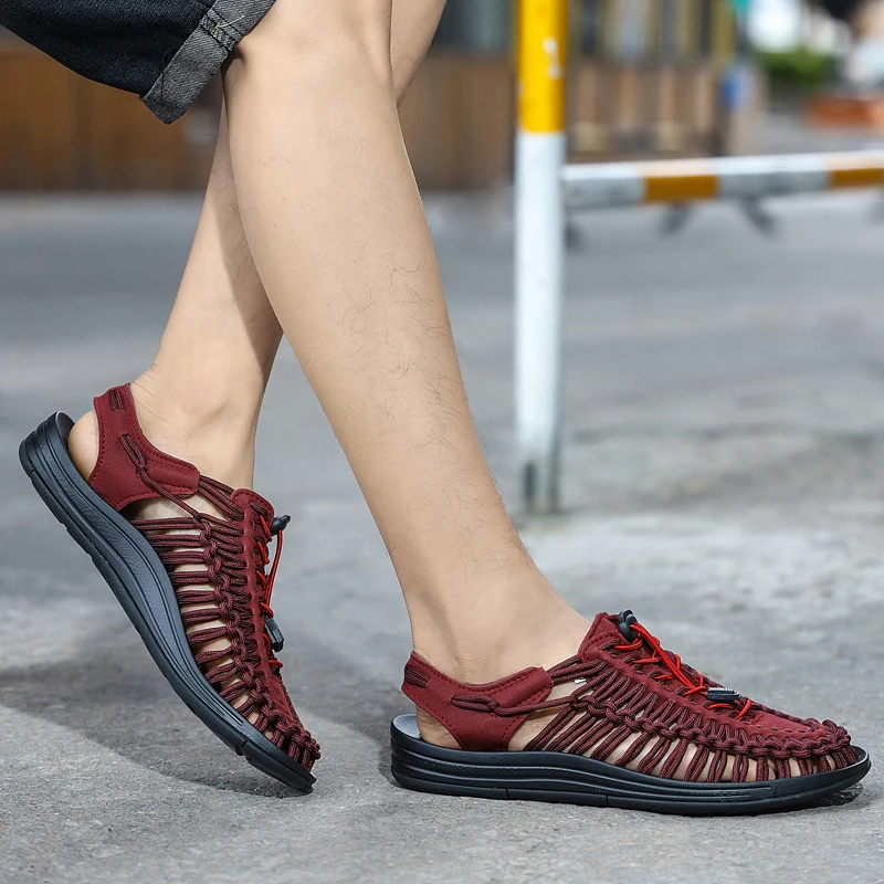 Benedict Ashgrove Woven Sandals