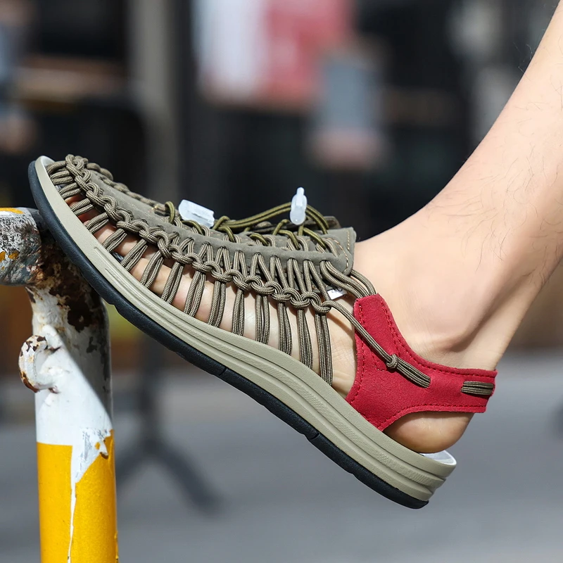Benedict Ashgrove Woven Sandals