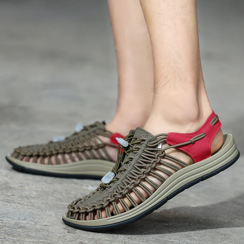 Benedict Ashgrove Woven Sandals