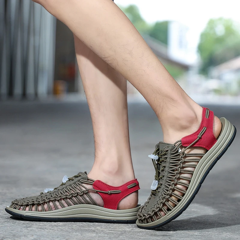 Benedict Ashgrove Woven Sandals