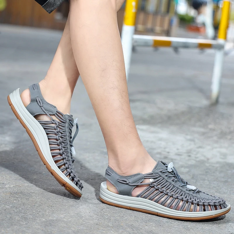 Benedict Ashgrove Woven Sandals
