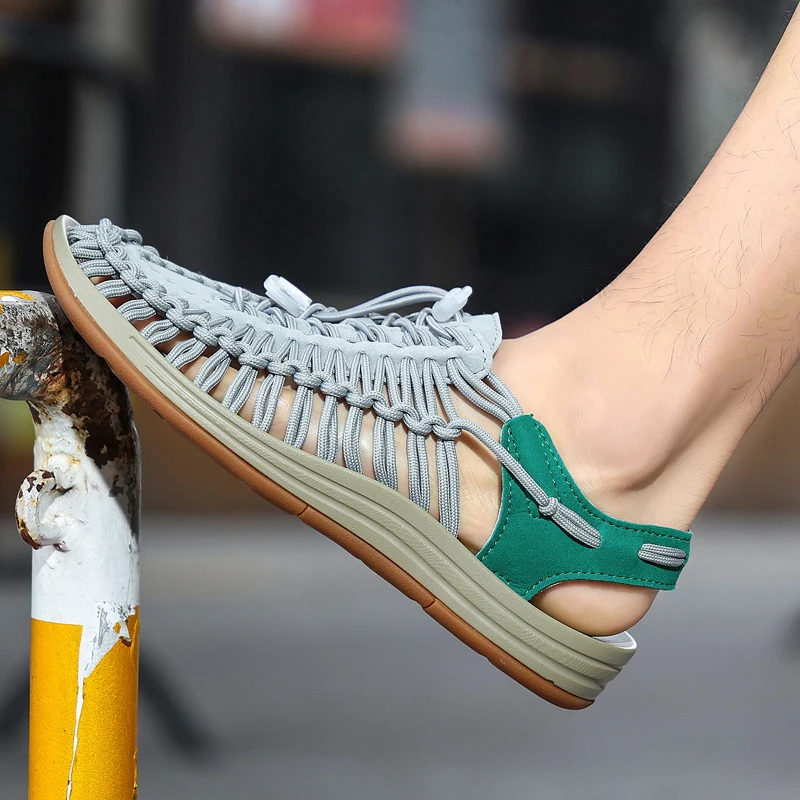 Benedict Ashgrove Woven Sandals