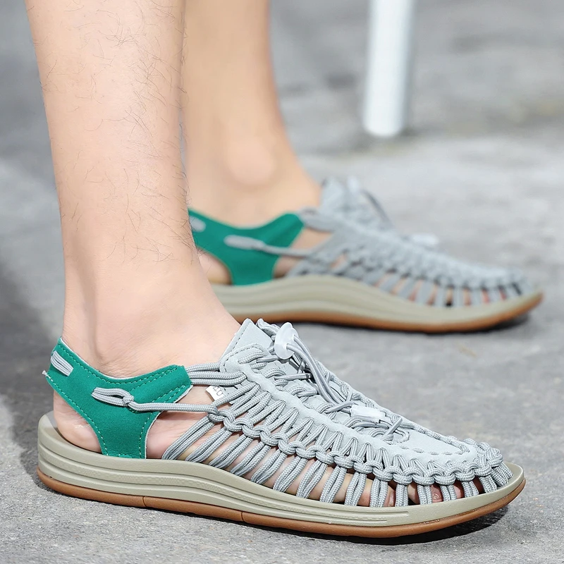 Benedict Ashgrove Woven Sandals
