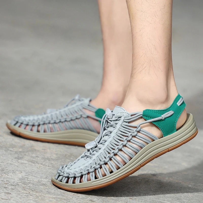 Benedict Ashgrove Woven Sandals