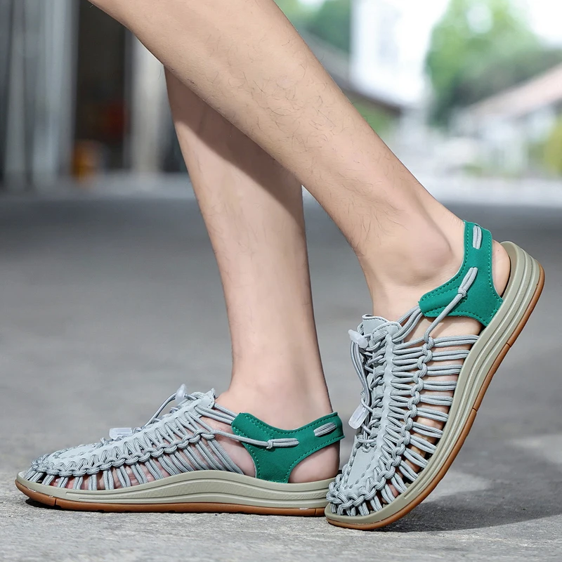 Benedict Ashgrove Woven Sandals