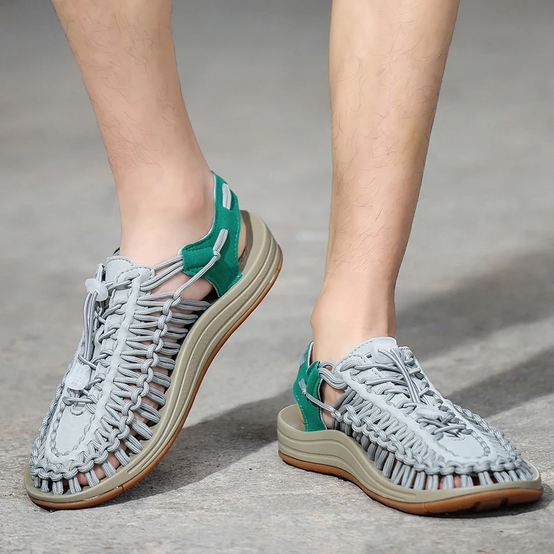 Benedict Ashgrove Woven Sandals