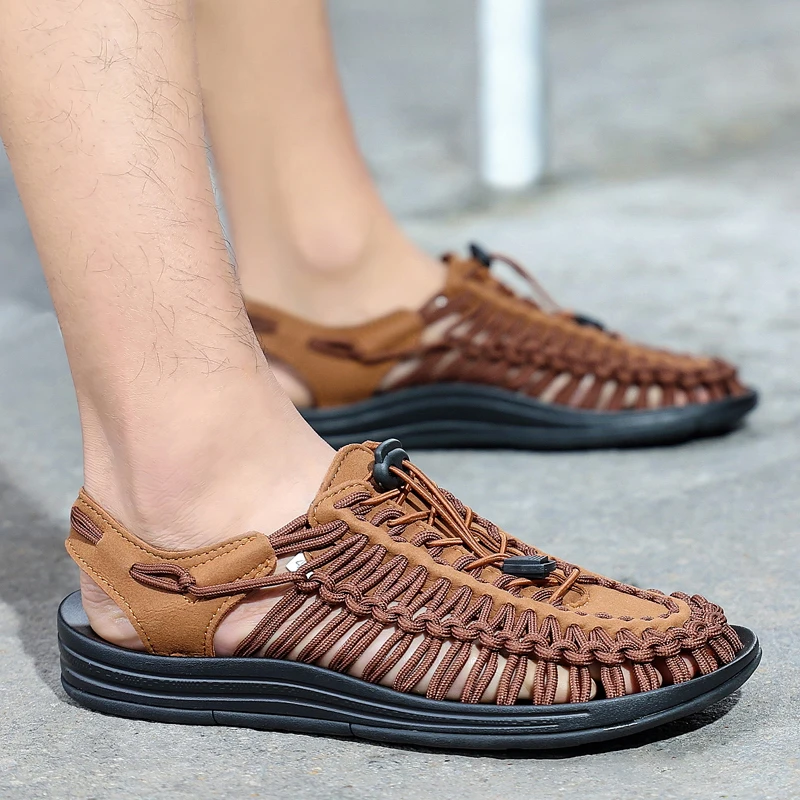Benedict Ashgrove Woven Sandals