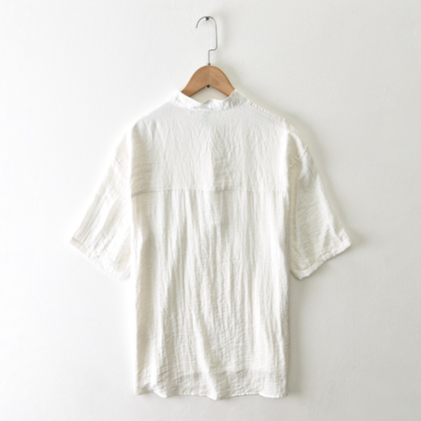 Casimir Silverstone Open Collar Shirt