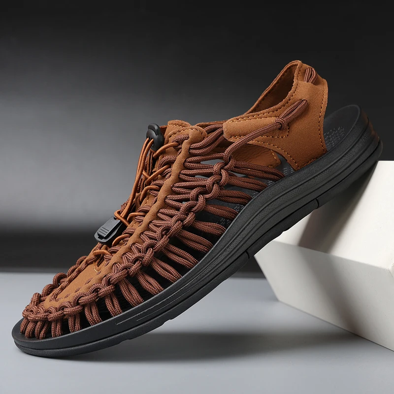 Benedict Ashgrove Woven Sandals