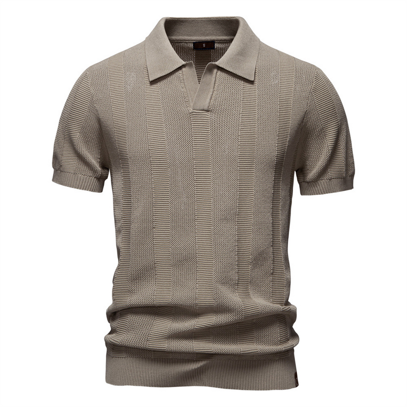Xavier Ockford Open Collar Polo
