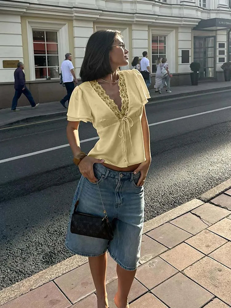 Louisa Norhaven Summer Blouse