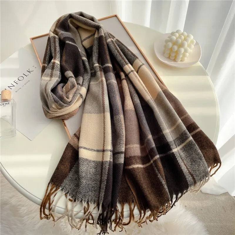 Arabella Yaxley Plaid Scarf