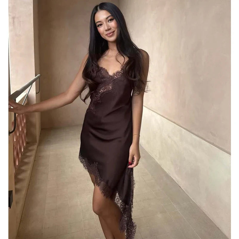 Katharine Danforth Slip Mini Dress