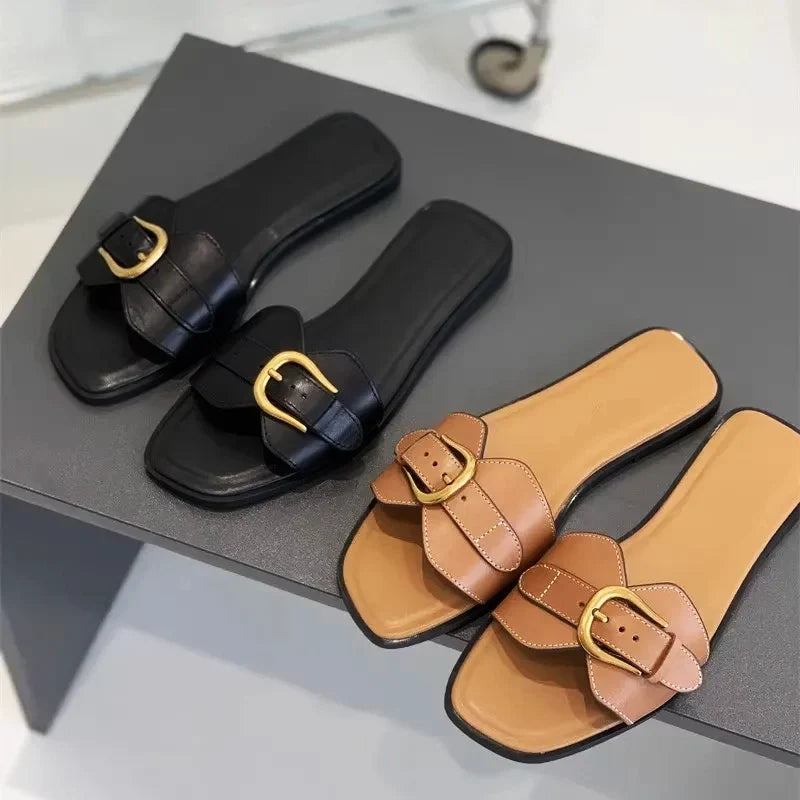 Evangeline Ockford Buckle Sandals