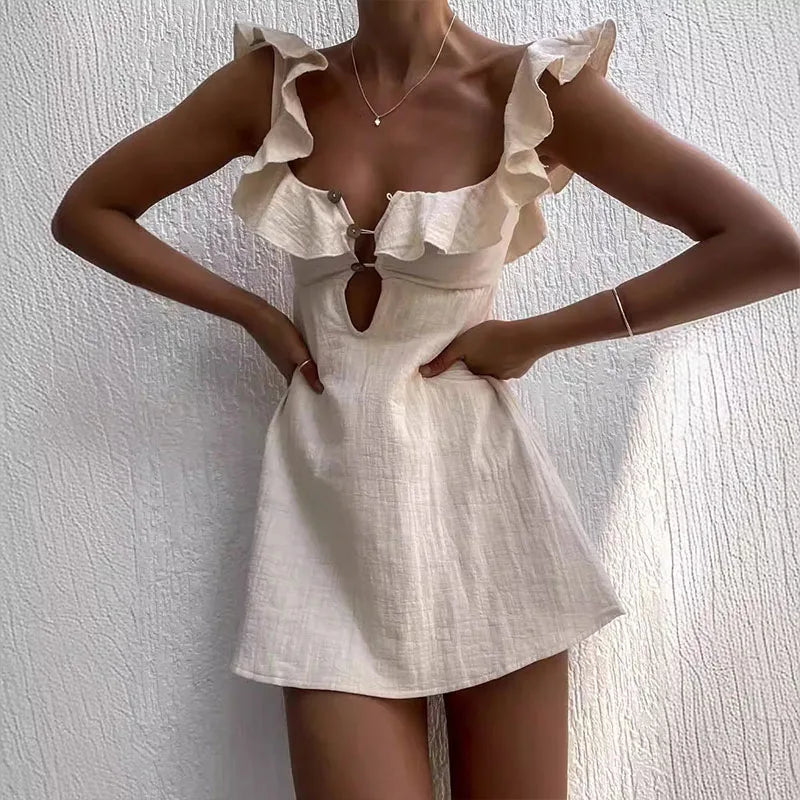 Octavia Torrington Tiered Mini Dress