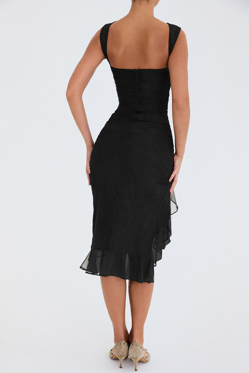 Katharine Oakhampton Tiered Midi Dress
