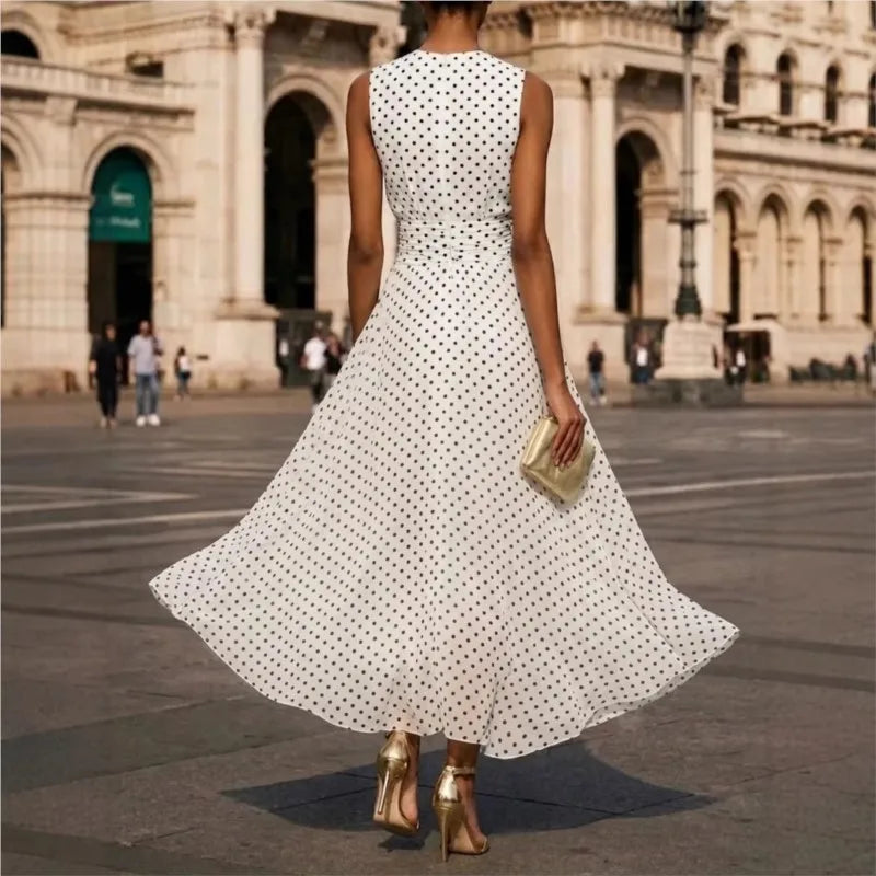 Celeste Beaumaris Square Neck Maxi Dress