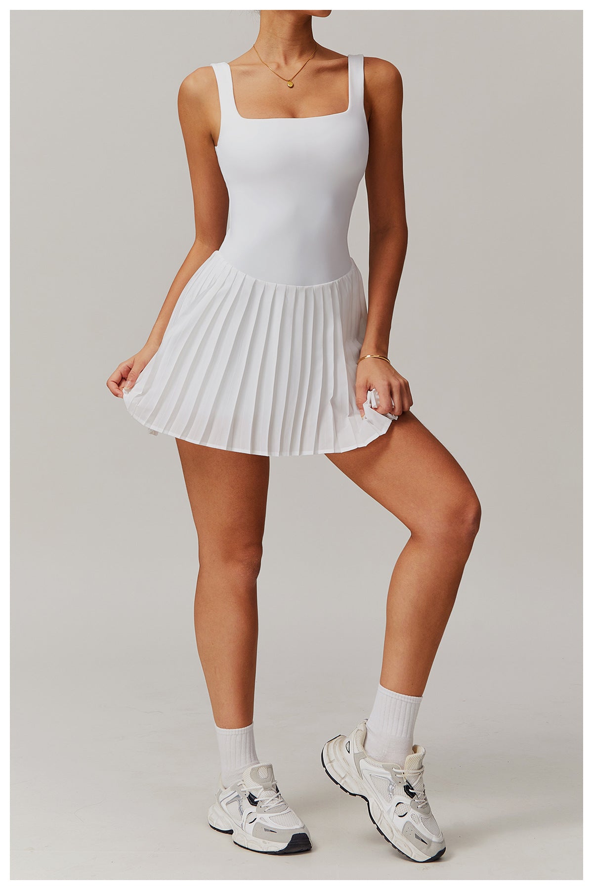 Mirabelle Norhaven Pleated Midi Dress