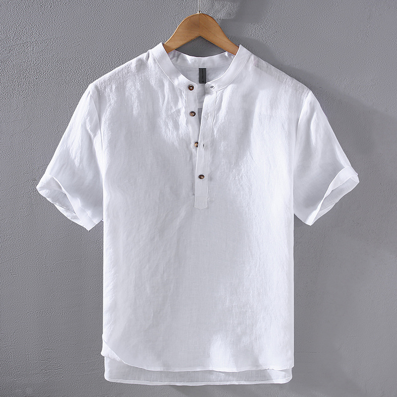 Percival Halvard Open Collar Shirt