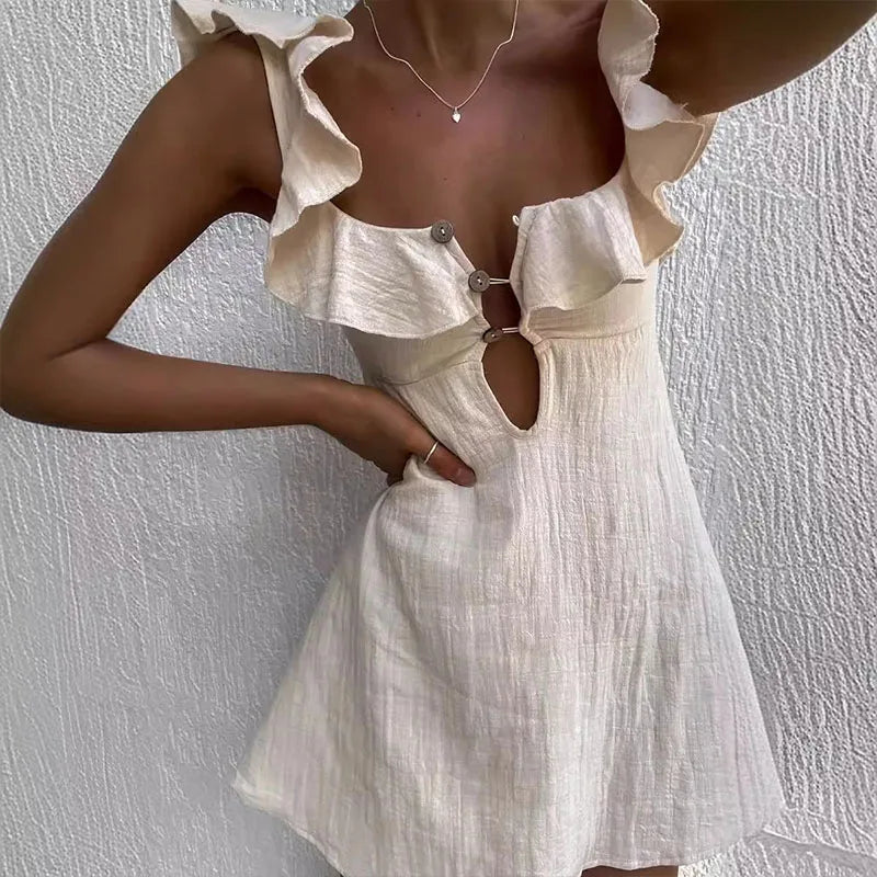 Octavia Torrington Tiered Mini Dress
