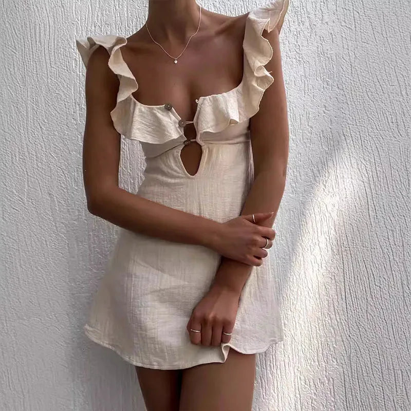 Octavia Torrington Tiered Mini Dress