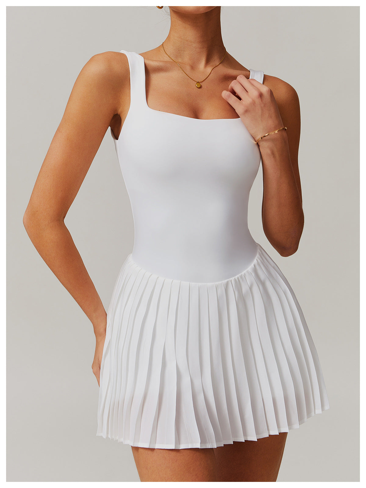 Mirabelle Norhaven Pleated Midi Dress